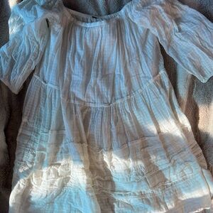 Free People White Mini Dress